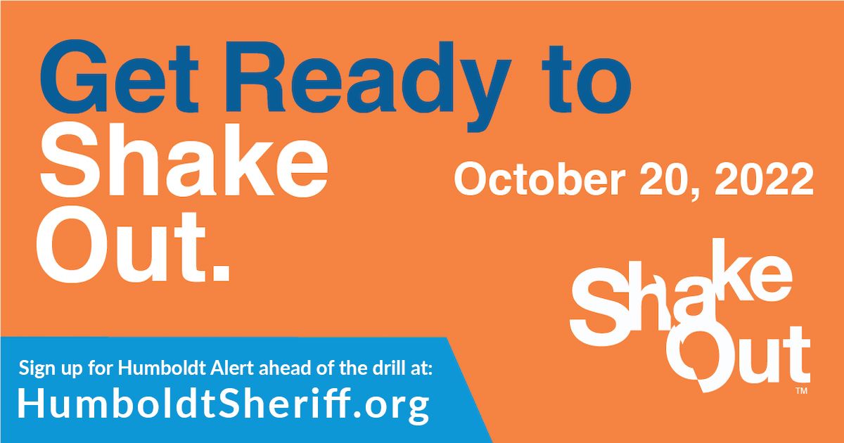 Get ready to ShakeOut October 20, 2022