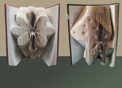 Library calendar details about the book folding event.