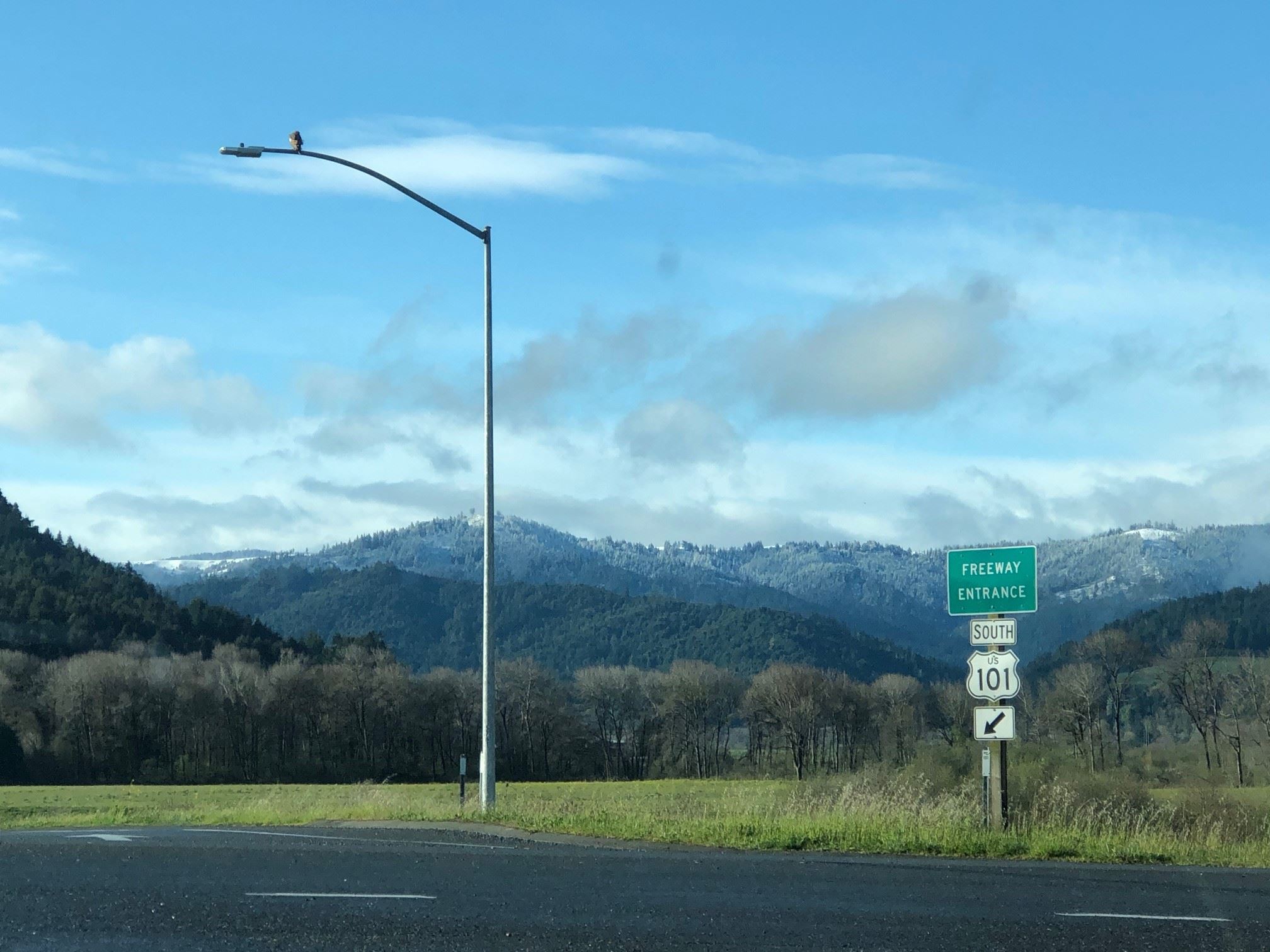 Humboldt Freeway South 101 Image looking east