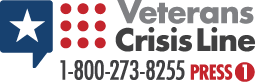 Veterans Crisis Line - 1-800-273-8255, press 1