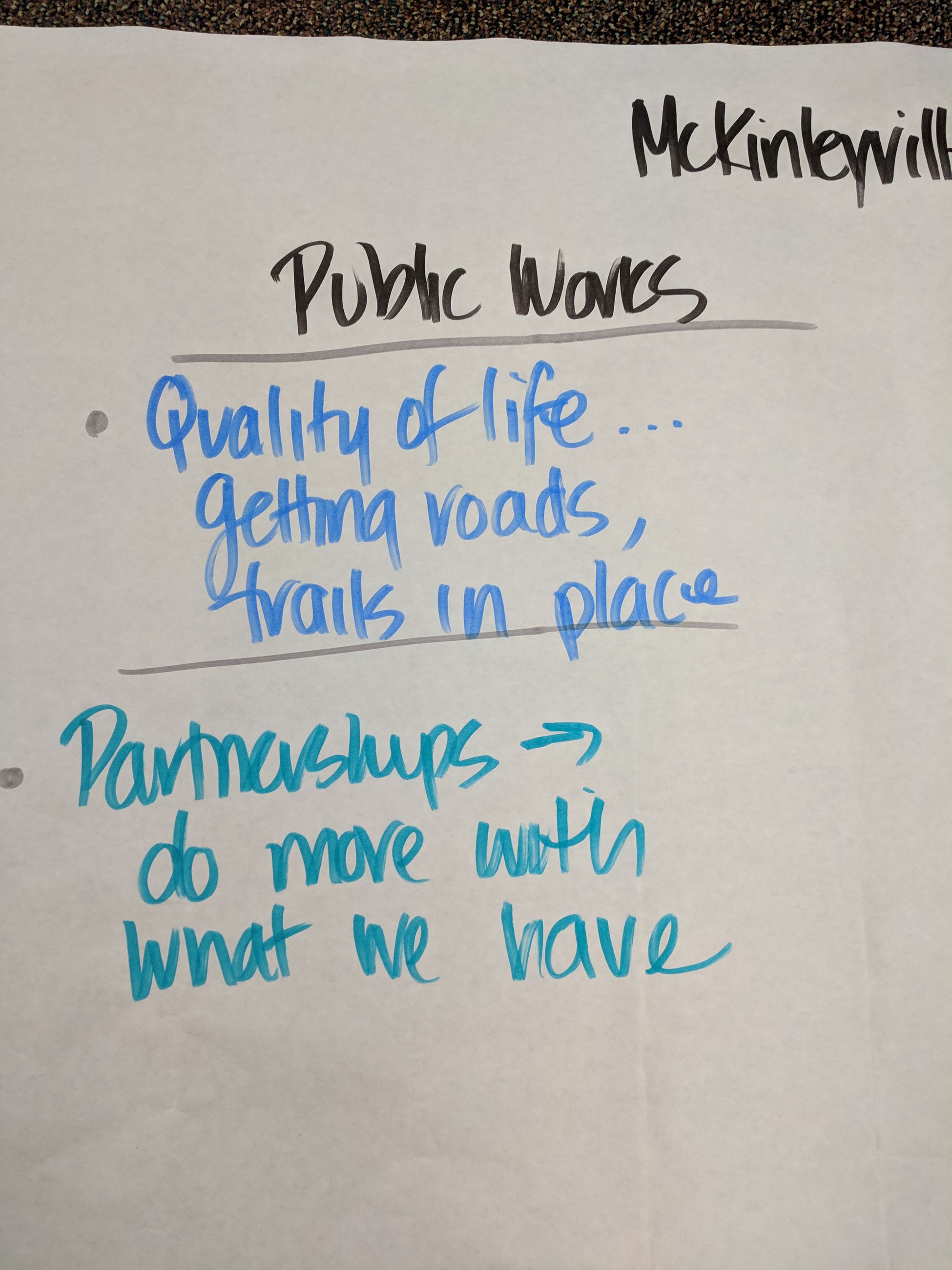 McKinleyville Notes - Pub Works