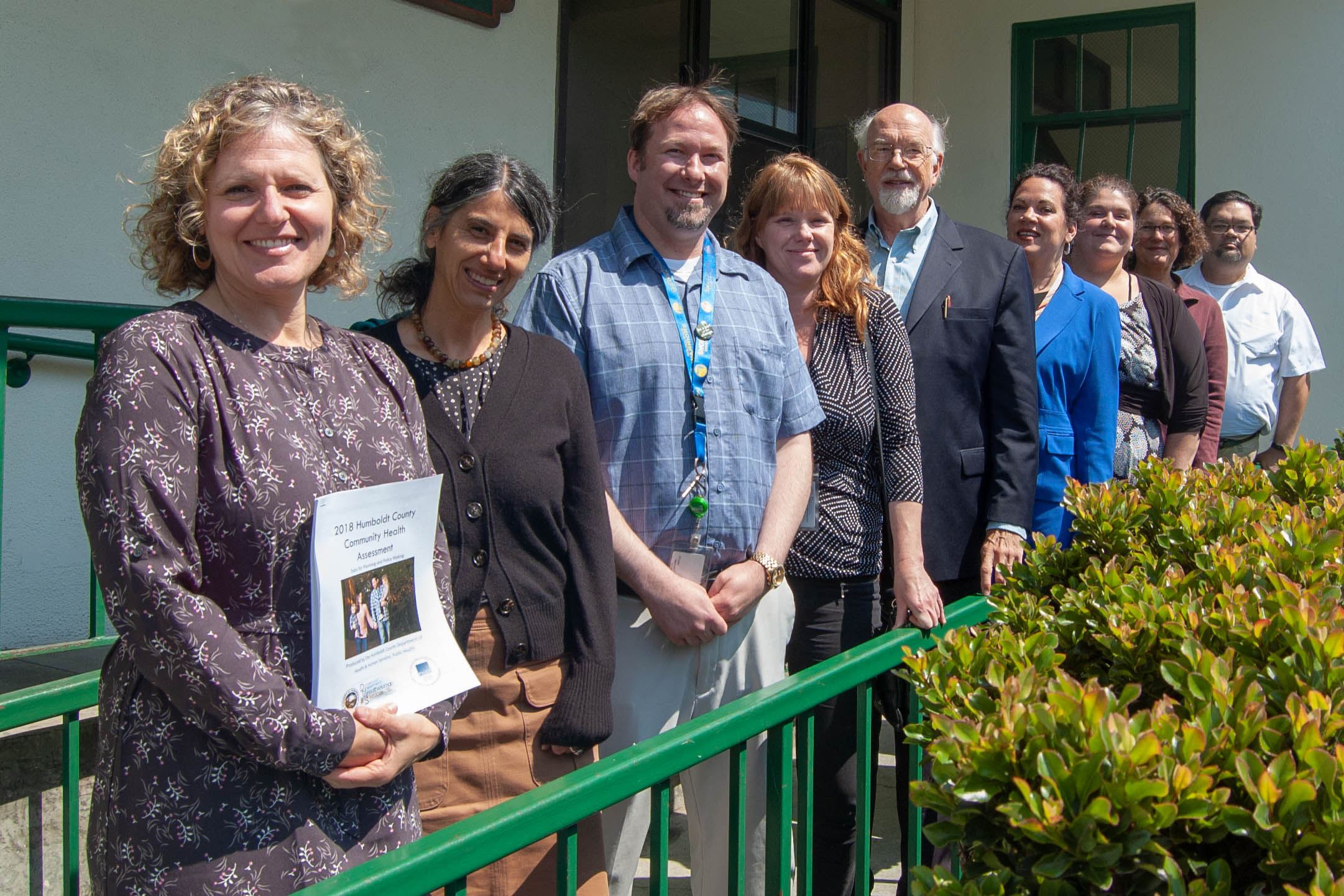 From left: Michele Stephens, Lara Weiss, Jeremy Corrigan, Olivia Wilder, Humboldt County Health Offi