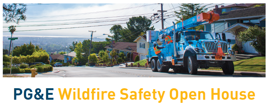 PGE wildfire open house