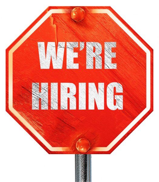 We're Hiring Sign 2