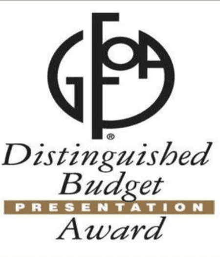 GFOA Distinguished Budget Award 1