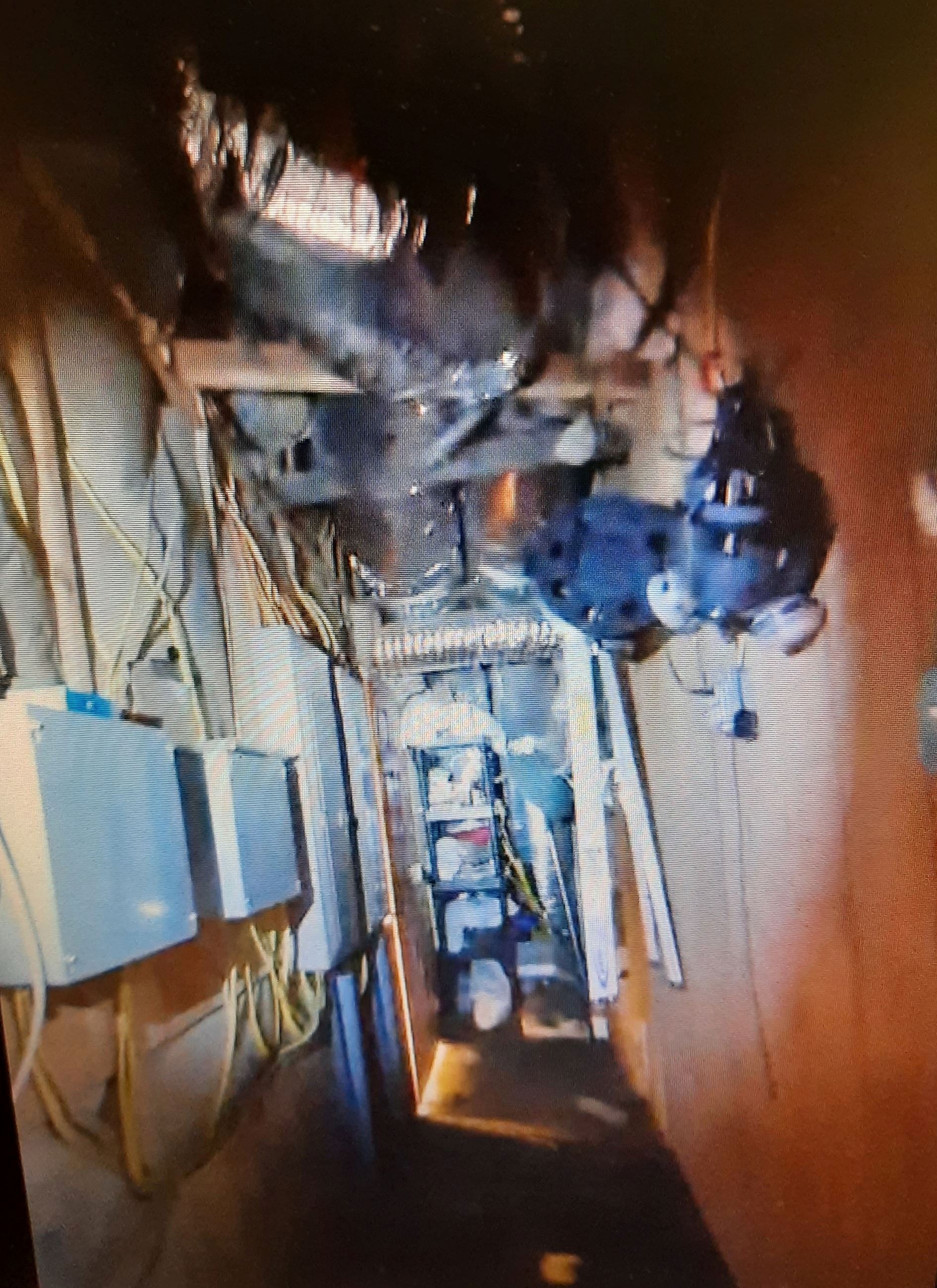 Electrical paneling supplying power to illegal grow operation