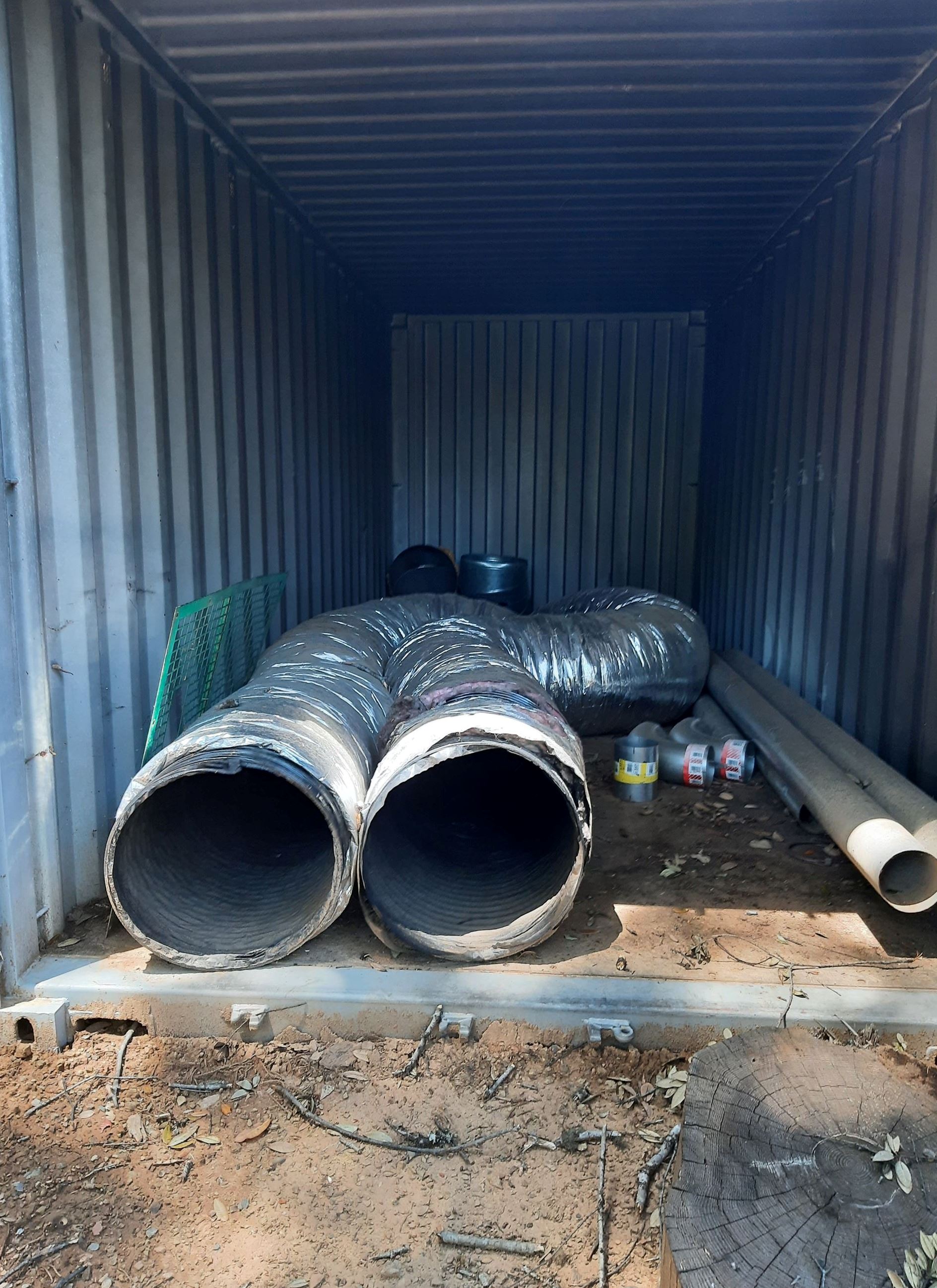 Venting from underground generator