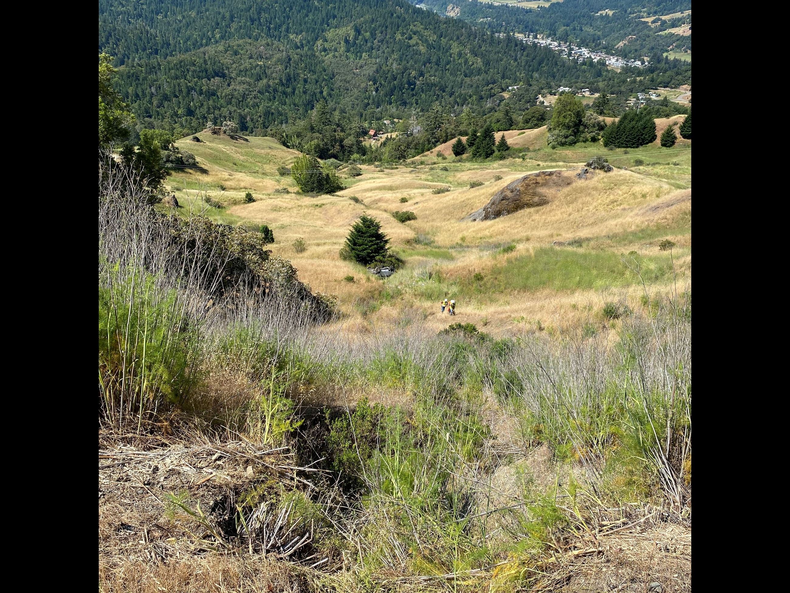 Photo of Vehicle Accident on Alderpoint Road