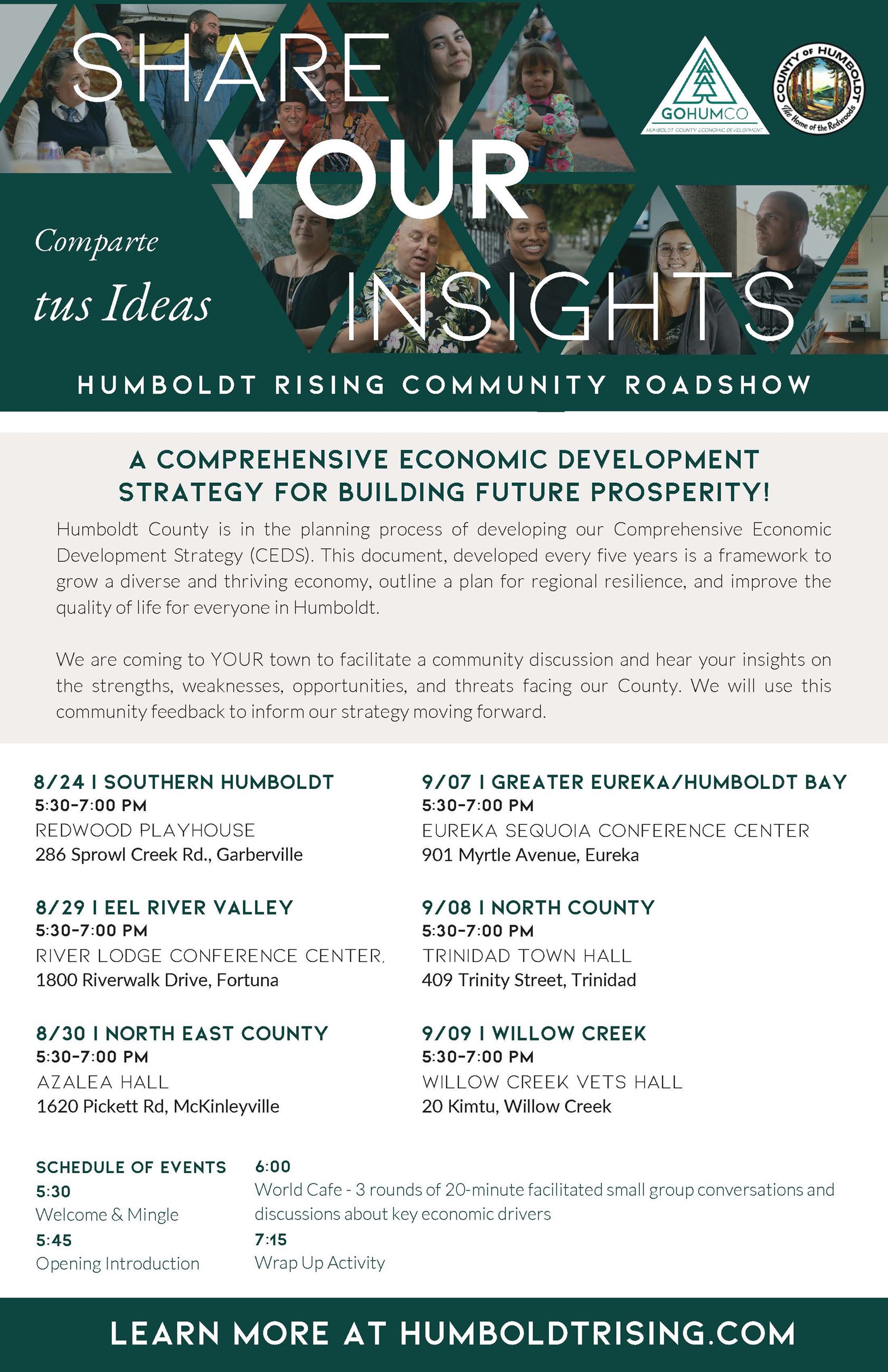 Complete CEDS Roadshow Schedule