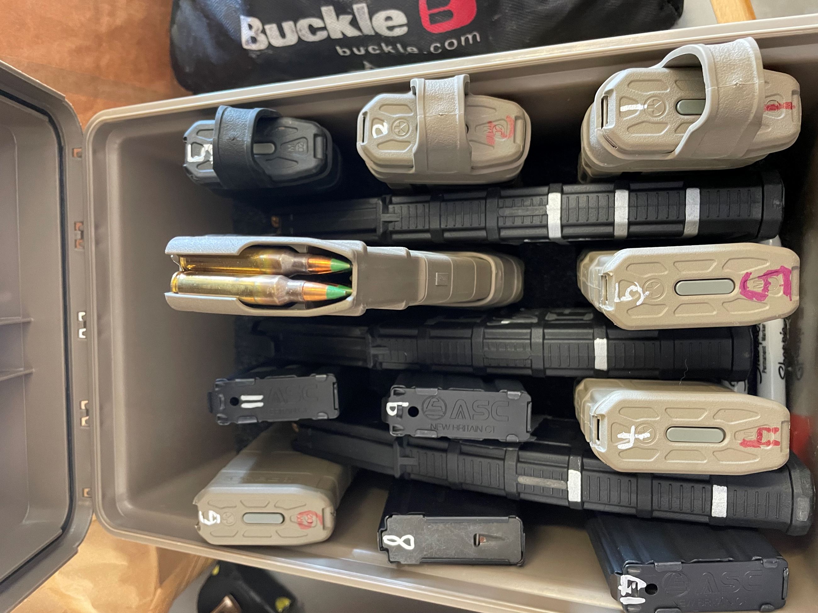 Loaded Firearm Magazines