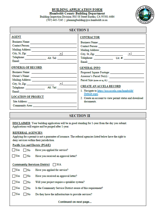 Building Application