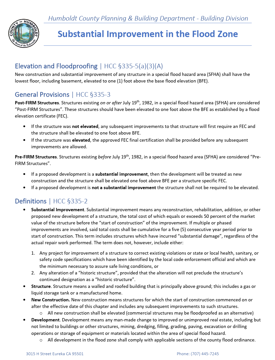 Substantial Improvement