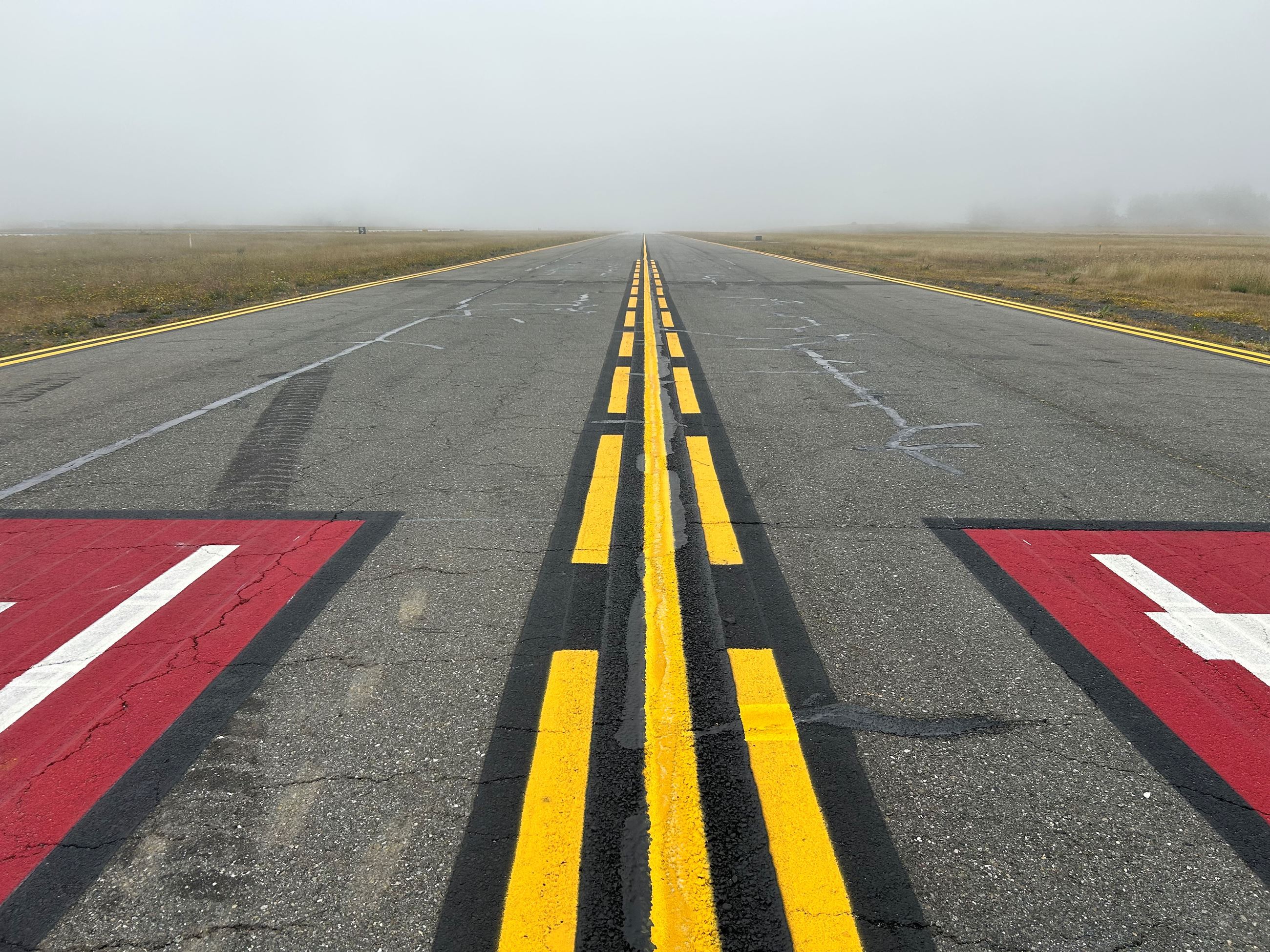 ACV Ground View of Runway 32 14 