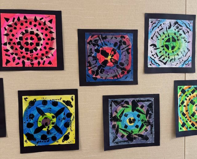 Art by Beginnings Charter School Skyfish Class.