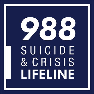 National Suicide Prevention Lifeline: 9-8-8 Opens in new window