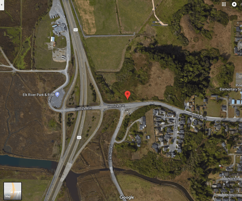 Map of Herrick Ave and Elk River Road