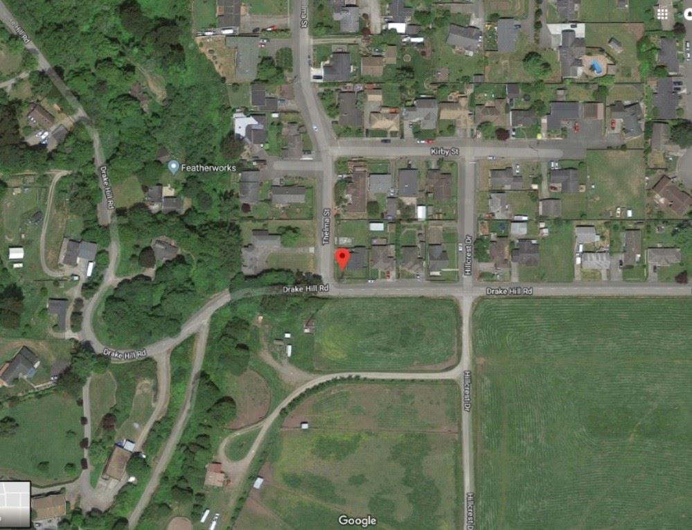 Map of Drake Street in Fortuna