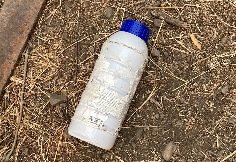 Bottle of Carbofuran