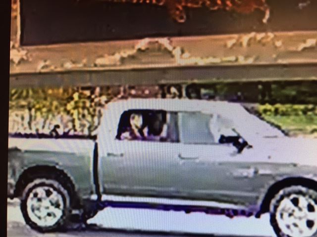 gray Dodge pickup truck